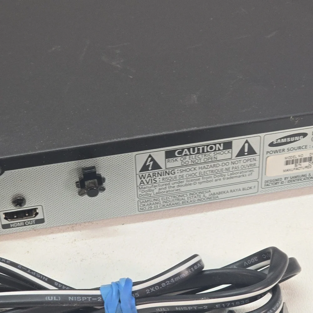 Samsung DVD-1080P9 DVD Player HDMI 1080p No Remote (Tested and Working)